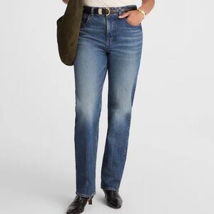 NWT Madewell Curvy Longline Straight Jeans 30P